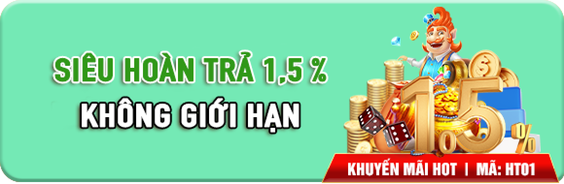 CHƯƠNG TRÌNH HOÀN TRẢ 1.5%